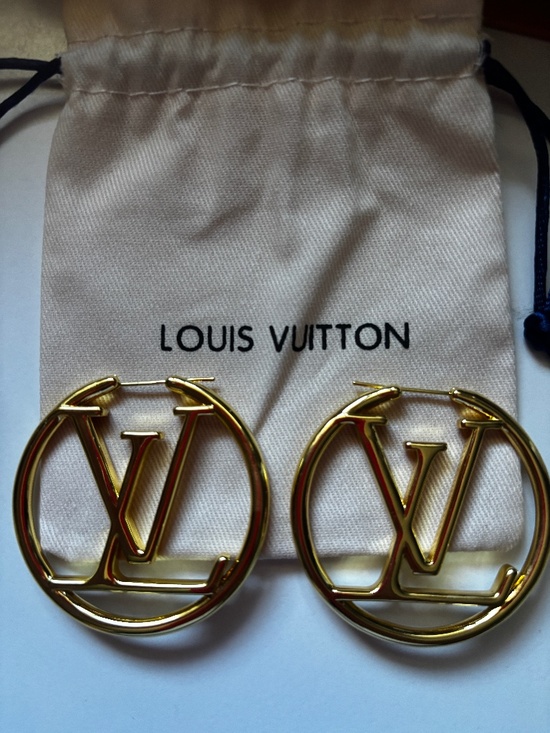 Louis Vuitton Jewelry - LV iconic hoop earrings
